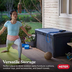 Keter Outdoor Storage Deck Box for Patio, Backyard & Garden, 110 Gal, Organizing - Image 2