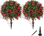 Artificial Boxwood Topiary Tree by FEELTHENEWWORLD