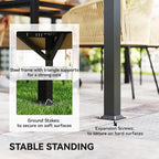 Outsunny 10' x 12' Outdoor Patio Gazebo, Heavy Duty Gazebo Canopy Shelter - Image 6