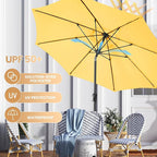 Ayge 9FT Large Outdoor Patio Umbrella Market Table Umbrella-UV Resistant - Image 5