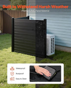 VEVOR 2 Panels Outdoor Privacy Screen, 48 x 48 in Air Conditioner Fence - Image 5