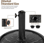 Yaheetech 18'' Umbrella Base 26.5lbs Heavy Duty Patio Umbrella Stand, Round - Image 6