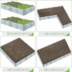 Galvanized Raised Garden Beds for Vegetables Large Metal Planter Box Steel Kit - Image 7