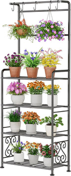 Plant Stand Indoor Outdoor Heavy Duty Metal by GIOTORENT
