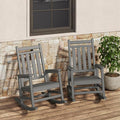 HDPE Rocking Chair Outdoor Set of 2 by Garvee