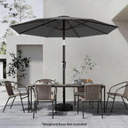 AreShark 9 FT Patio Umbrella for Outdoor, Outdoor Table Umbrella - Image 6