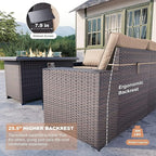 Kullavik 13 Pieces Outdoor Patio Furniture Set - Image 3