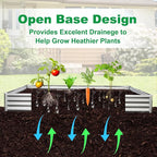 JERIA 12×4×1ft Raised Garden Bed - Image 5