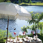 AMMSUN 7ft Patio Umbrella with Fringe Outdoor Tassel Umbrella UPF50+ Premium - Image 3