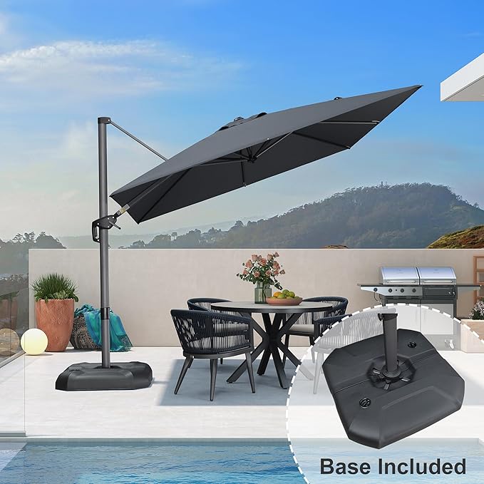 PURPLE LEAF 9 Feet Patio Umbrella - Image 2