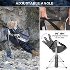 KingCamp Hammock Chair with Footrest – Heavy Duty Swinging Rocking Camping - Image 7