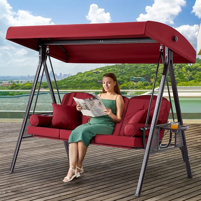 3 in 1 Outdoor Porch Swing by YALISSEY
