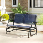 Outsunny 2-Person Outdoor Glider Bench, Patio Double Swing Rocking Chair - Image 9