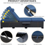 WAROOM Outdoor Chaise Lounge Chairs - Image 5