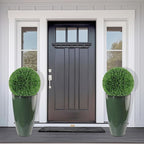 2 Packs 21 inch Tall Planter, Indoor Outdoor Round Planter - Image 4