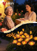 Brightown Outdoor Solar Flower Lights, 4 Pack Solar Garden Light - Image 2