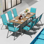 TLSUNNY Patio Chairs, Stackable Textilene Outdoor Dining Furniture - Image 2