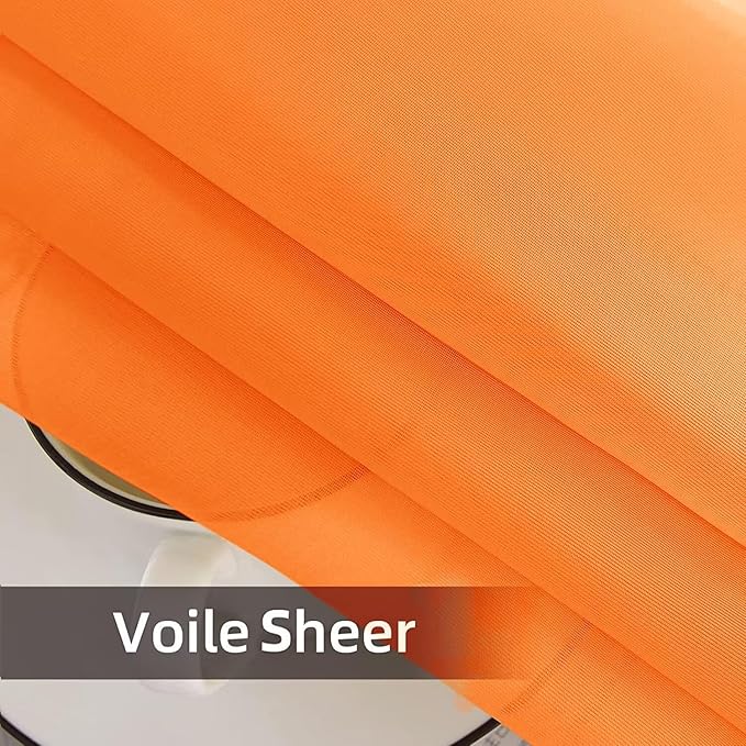 SpaceDresser Waterproof Outdoor Sheer Curtains - Image 9