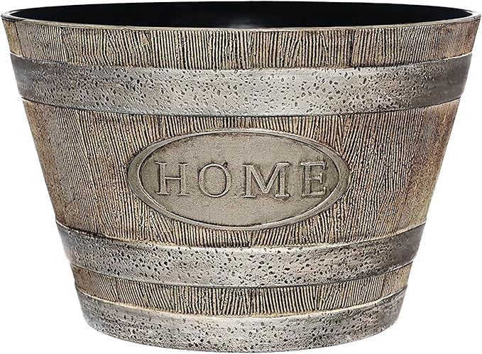 Classic Home and Garden Whiskey Barrel Planters by ClassicHomeandGarden