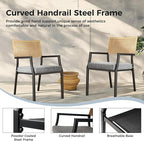 Grand patio Outdoor Dining Chair Set of 4, 4 Pieces Patio Dining Chairs - Image 7