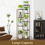 Bamworld 62 " Tall Plant Stand for Indoor Plants Outdoor Corner Plant Shelf - Image 2