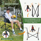 TIMBER RIDGE Hammock Camping Chair, Oversized Swinging Hammock Chair - Image 7