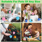 4-Pack Terracotta Self-Watering Spikes | Eco-Friendly Iron-Rich Clay Olla - Image 6