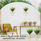 2 Pieces Gold Wall Decor Hanging Planters - Image 8