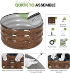 G GOOD GAIN Round Raised Garden Bed - Image 6