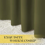 NICETOWN Blackout Doorway Curtain Drape 78 inch Long - Image 5