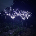 JJGoo Solar Firework Lights, 2 Pack 135 LEDs 2 Lighting Modes Solar Lights - Image 8