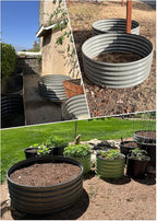 A ANLEOLIFE 2-Pack 4ft x 18” Tall Galvanized Raised Garden Beds Outdoor - Image 2