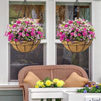 4 Pack 20 Inch Hanging Planters Baskets - Image 4