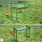 FLINTER Garden Kneelers Seat, Stable and Save Tip-Resistant Design 10.2" Wider - Image 2