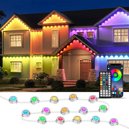 100FT Permanent Outdoor Lights, RGB LED Eaves Lights by Unknown