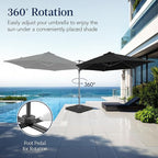 Best Choice Products 10ft Offset Cantilever Hanging Market Patio Umbrella - Image 3
