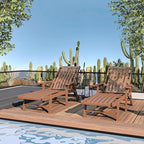 Patio Chaise Lounge Chair, Oversized Lounge Chair Outdoor - Image 2