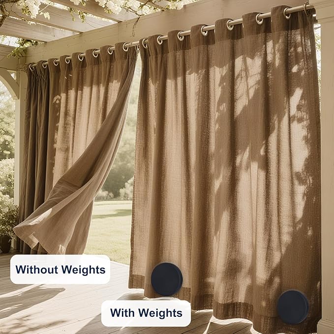 2LB Heavy Duty Outdoor Curtain Weights, Strong Magnetic Gazebo Curtain Weights - Image 6