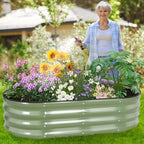 Galvanized Raised Garden Bed Outdoor - Image 6