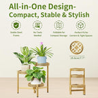 Metal Plant Stand Indoor Outdoor, 3 Tier Corner Tall Plant Shelf - Image 5