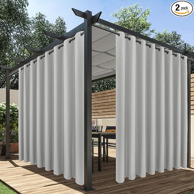 HolidayIdeas Extra Wide Outdoor Curtains by HolidayIdeas