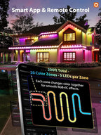 addlon Permanent Outdoor Lights, Smart RGB+IC LED Lights - Image 3