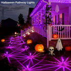 Christmas Solar Lights Outdoor 10 Pack Solar Pathway Lights Outdoor Halloween - Image 4