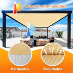 Artpuch Outdoor Pergola Shade Cover 5' X 12' Sun Shade Cloth - Image 4