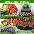 5 Tiered Strawberry Planter for Outdoor Plants, 39 Inch Heavy Duty Strawberry - Image 5