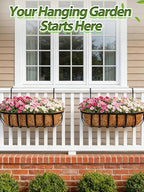 36in Arched Coco Liners for Window Planter Box - Image 5