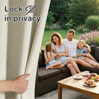 RYB HOME Extra Wide Outdoor Curtains - Image 3