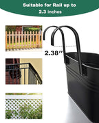 Metal Railing Planters for Outdoor Plants - Image 6
