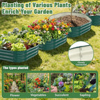 Hexagon Raised Garden Bed, 48 Inch Diagonal & 12 Inch Tall, Galvanized Steel - Image 5
