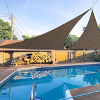 E&K Sunrise 12' x 12' x 12' Sun Shade Sail Triangle Canopy Shade Cover UV Block by EKSUNRISEINC